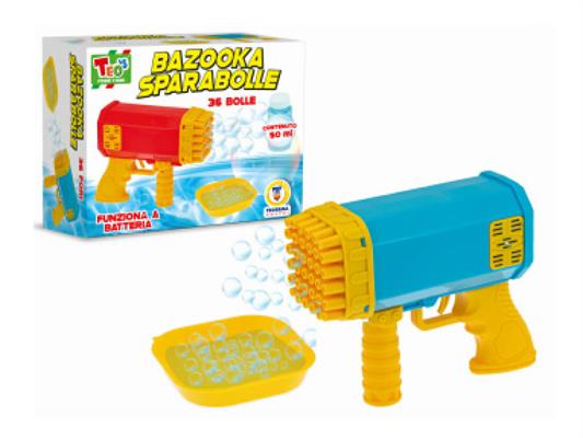 Teo's pistola sparabolle di sapone 50ml