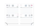 Agenda bi-giornaliera tascabile 7x10 2026 Data Ufficio