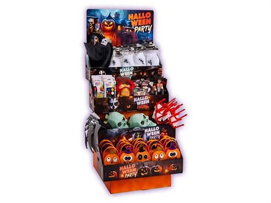Espositore accessori e decorazioni Halloween 180pz