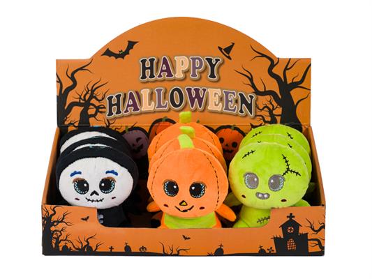 Espositore peluches Halloween 14 cm 12pz - Assortiti