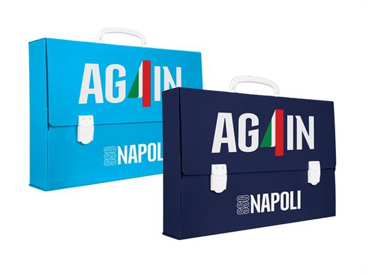 Cartella polionda dorso 8 SSC Napoli Again by Colourbook