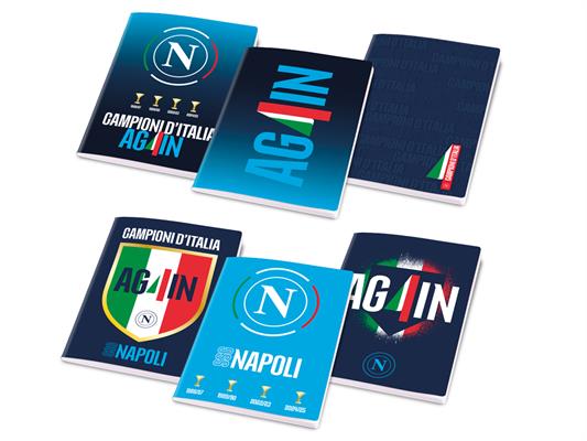Quaderno A4 plus SSC Napoli Again by Colourbook 100g - Q