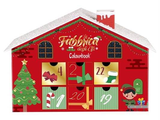 Calendario dell’Avvento Colourbook - 24 Sorprese Natalizie