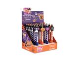 Penna gel cancellabile Twist Halloween con topper assortiti