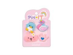 Set Pin It 4pz. - Pink Kingdom