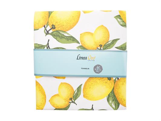 TOVAGLIA LIMONI 6 POSTI 140x180 -OMAGGIO-