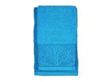 Set spugna Jacquard 2pz - Turchese