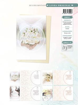 Biglietto matrimonio portasoldi elegante originale – confezione 12 pz