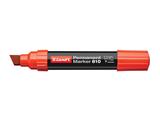 Marker permanente N-810 Luxor punta scalpello - Rosso