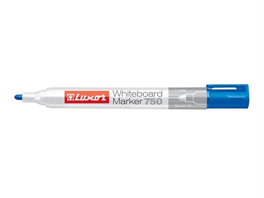 Marker per lavagna N-750 Luxor punta tonda - Blu