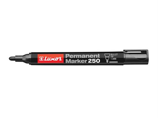 Marker permanente N-250 Luxor punta tonda - Nero
