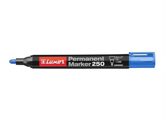 Marker permanente N-250 Luxor punta tonda - Blu