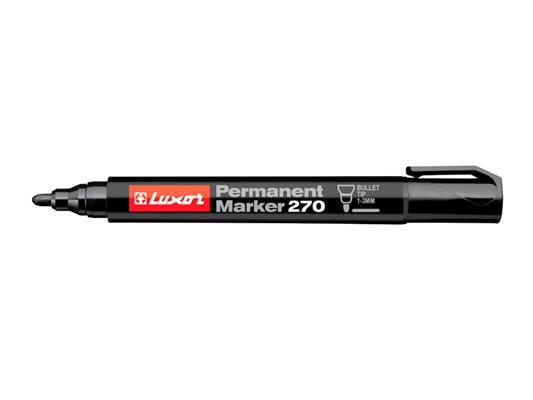 Marker permanente N-270 Luxor punta tonda - Nero