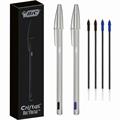 Gift Box BIC Cristal Re’New: 2 penne + 4 refill (blu/nero)
