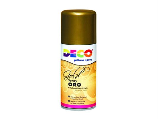 Bomboletta Spray Oro 150 ml – Vernice Metallizzata Deco