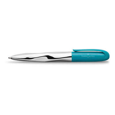 Penna a Sfera Faber-Castell N'Ice Turchese – Design Ergonomico