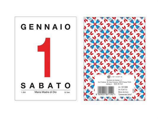 Calendario Murale Giornaliero InTempo 9x12 cm – Blocco Verticale