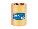 Nastro adesivo trasparente 15x66 NikOffice confezione rotoli