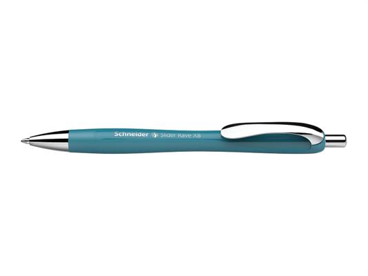 Penna a Sfera Schneider Slider Rave XB – Fusto Turchese – Inchiostro Blu