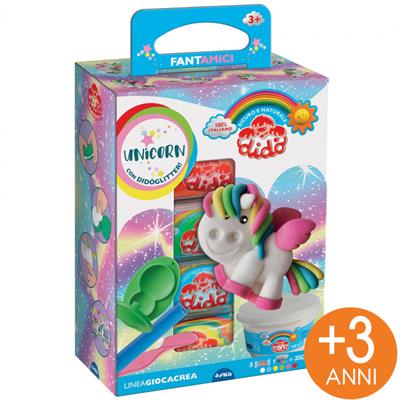Didò Giocacrea Fantamici Unicorn con Pasta Glitter 350g