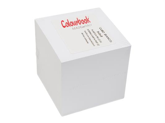 Cubo Memo Bianco 9x9x9 cm Colourbook