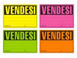Cartello “Vendesi” Fluorescente Colourbook – 25 Pezzi Assortiti
