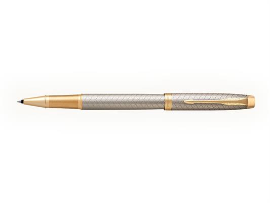 Penna Roller Parker IM Premium Warm Silver GT Punta Fine