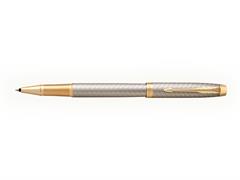 Penna Roller Parker IM Premium Warm Silver GT Punta Fine