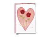 Biglietto Paperwork Love con decorazioni San Valentino