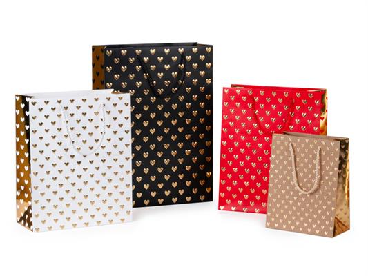 Shopper Love Bugs 30x12x42 cm – 10 Buste Regalo Verticali