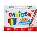 Pennarelli Carioca Joy punta fine 2,6mm lavabili – 24 pz set