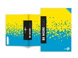 Maxi Quaderni Be More Fluo 24+1 Quadretti 5mm 100 g – Alta foliatura – Con stickers
