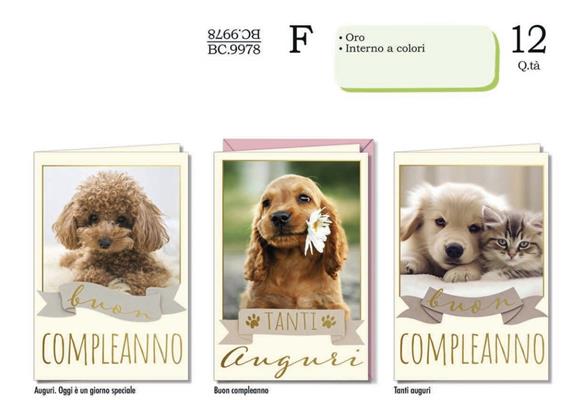 BIGL. COMPLEANNO CUCCIOLI*