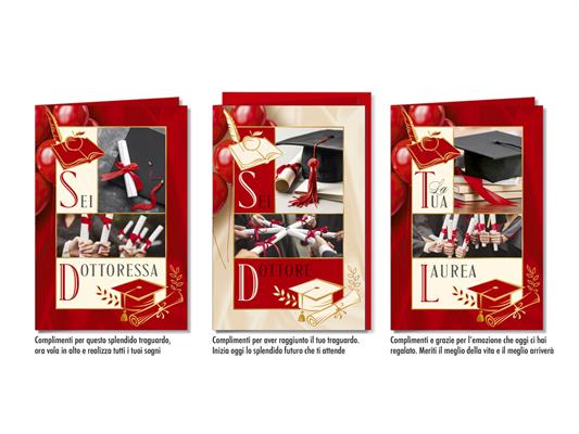 Biglietti laurea con collage fotografico – Dottore, Dottoressa, Laurea