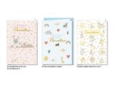 Biglietto nascita decorato con busta grafica elegante – 12 PZ ass