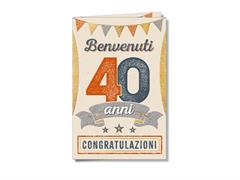 Biglietto 40 Anni Benvenuti – 12 pezzi