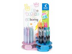 Espositore Penne Pilot Pop’Lol G-2 0,7 Gel Mix Colors Assortiti – 84 Pezzi