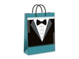 Shopper abito maschile 47x33x10,5 cm carta – Confezione 6 pz