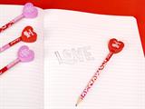 Matita con gomma a cuore Colourbook In Love