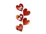 Festoni In Love Colourbook 135 cm – Set 6 decorazioni cuori