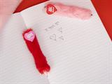Penna in peluche Colourbook In Love – Nero