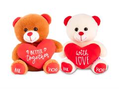 Orsetto Peluche Colourbook In Love 15 cm – 2 varianti