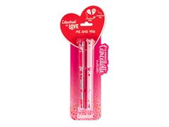 Penne Cancellabili In Love Colourbook – Set 2 colori Blu/Rosso