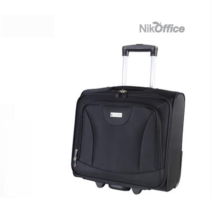 VALIGIA PILOTA TROLLEY NERO
