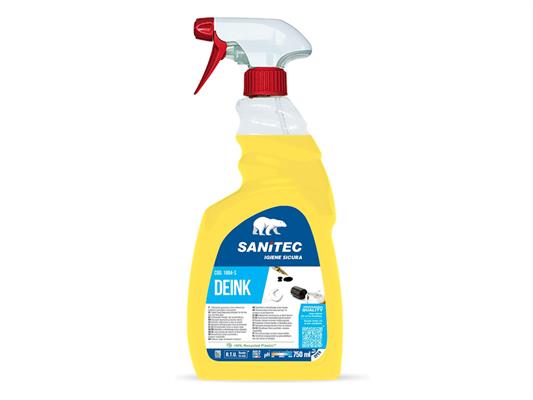 Detergente Sanitec Deink 750 ml – Sgrassante per Inchiostro e Colla