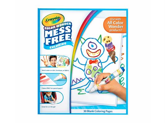 Ricarica Color Wonder Crayola 30 Pagine Speciali – Confezione 6 Pz Set