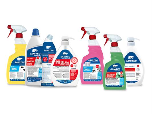 Starter Kit Detergenti Sanitec – 44 Pezzi Assortiti