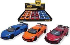 Corvette C8 Z06 – Modellini Easy Toys 1:37 Set 12 pezzi