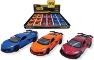 Corvette C8 Z06 – Modellini Easy Toys 1:37 Set 12 pezzi