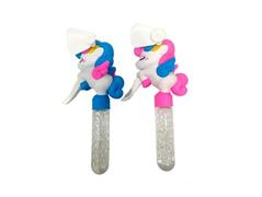 Espositore Ventilatore Manuale con Bolle di Sapone Unicorno Puckator – 12 Pezzi